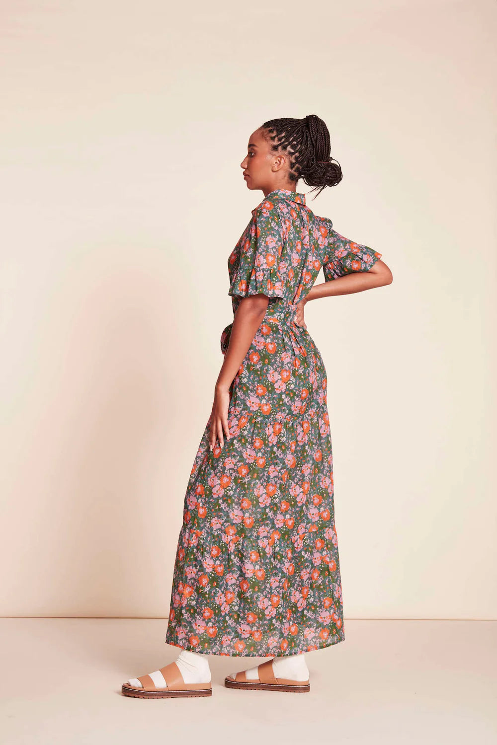 Martine Dress | Camellia Shrub – Well Heeled