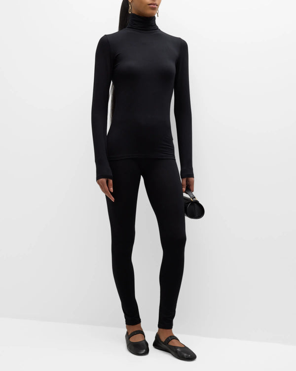 Long Sleeve Merrow Edge Turtleneck | Noir