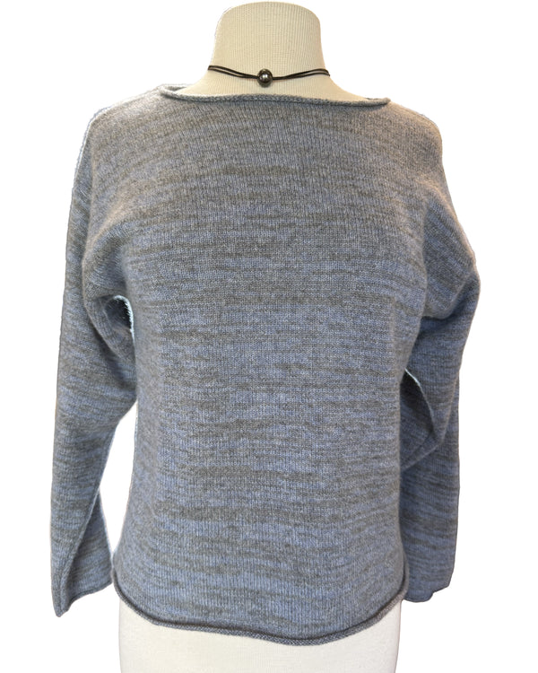 Tweed Sweater | Seaspray/Smoke