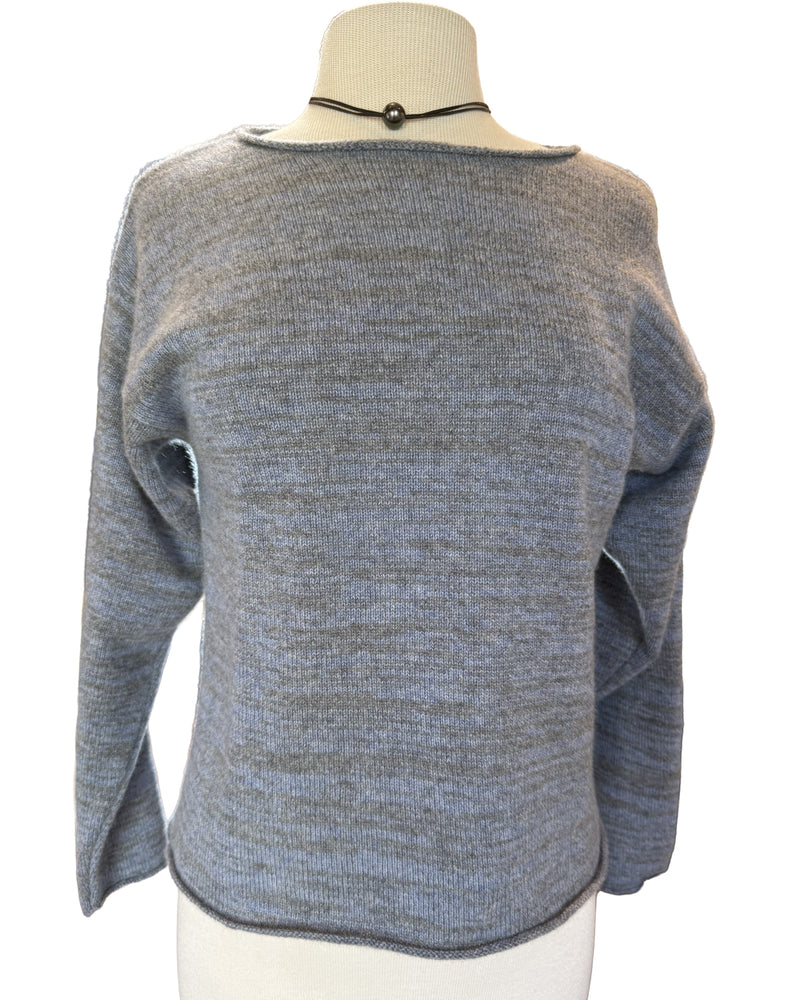 Tweed Sweater | Seaspray/Smoke