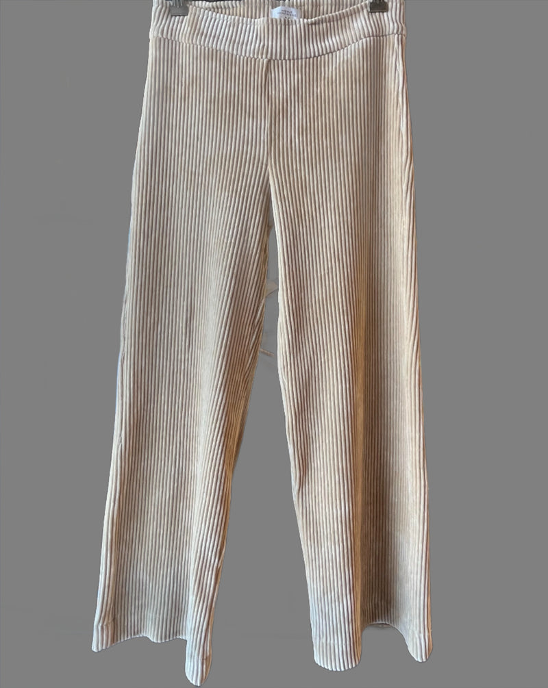 Alex Wide Leg Crop Corduroy Pant | Khaki