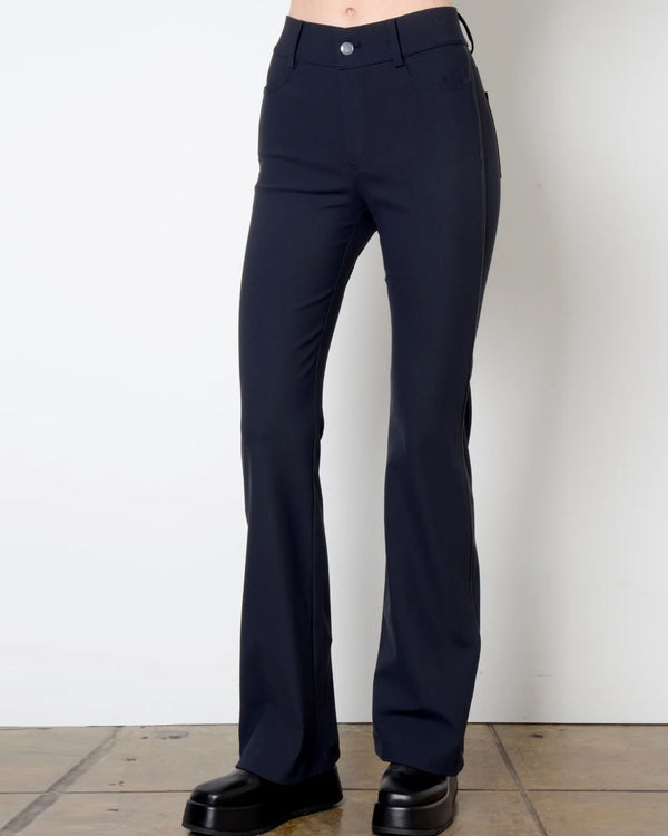 Timothy Tech Jean Flare Pant | Cobalt