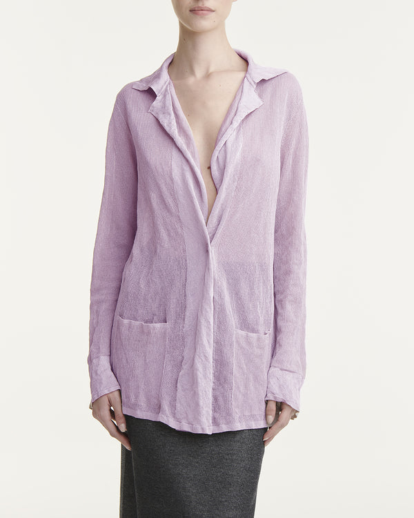Talla Light Knit Cardigan | Pastel Violet