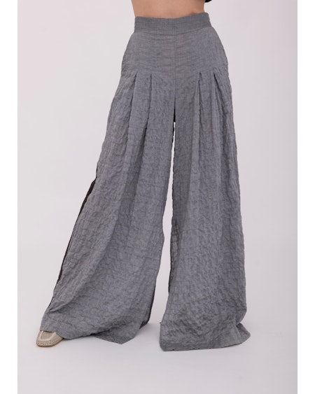 Braxton Wide Leg Pant | Stone