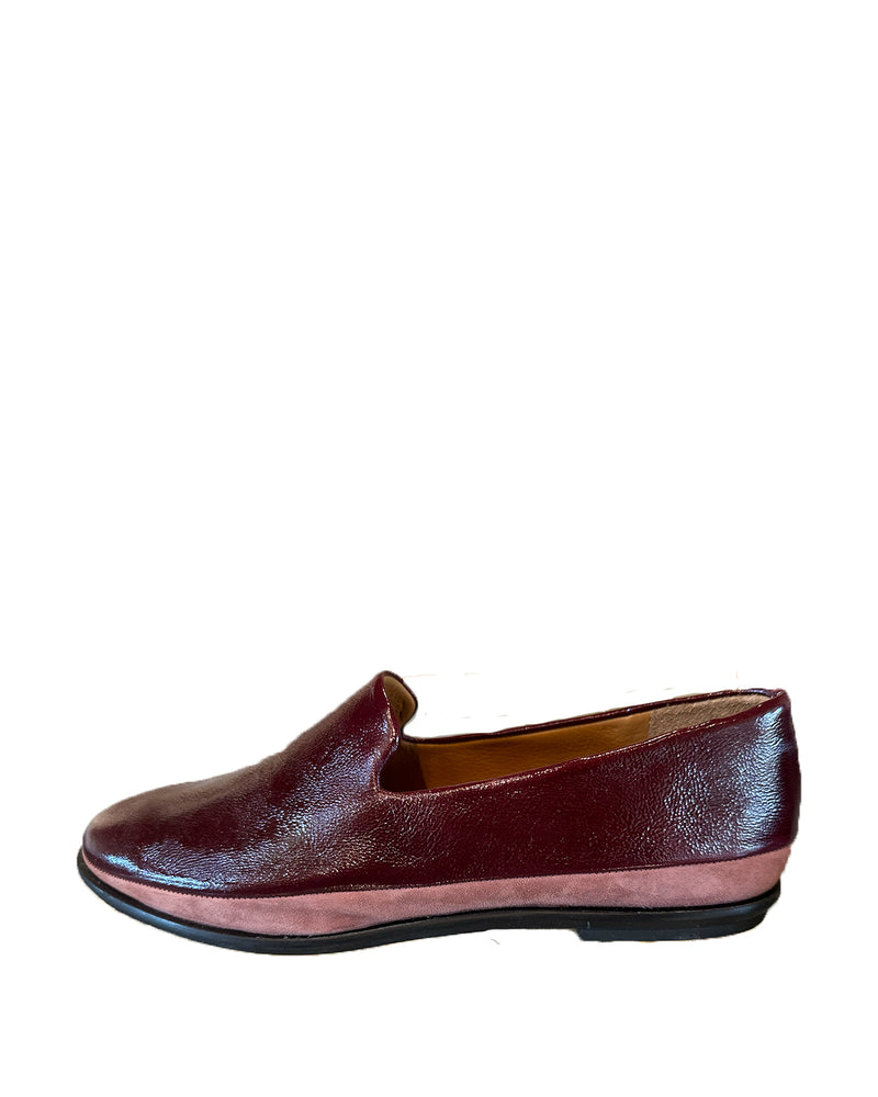 York Tuxedo Shoe | Cordovan Crinkled Patent