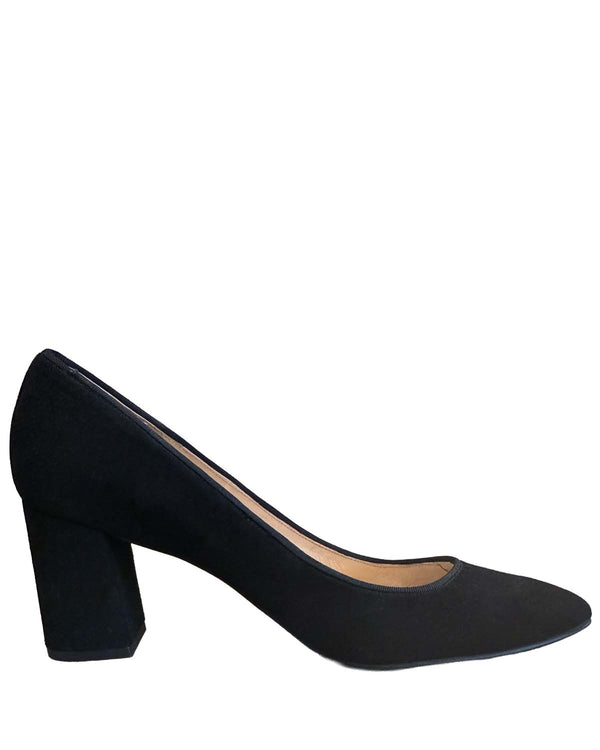 Zeppin Suede Heel | Black