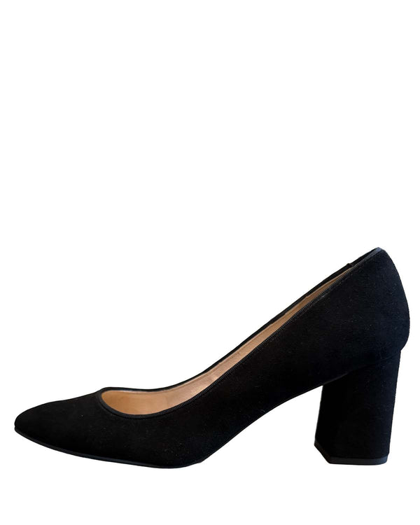 Zeppin Suede Heel | Black