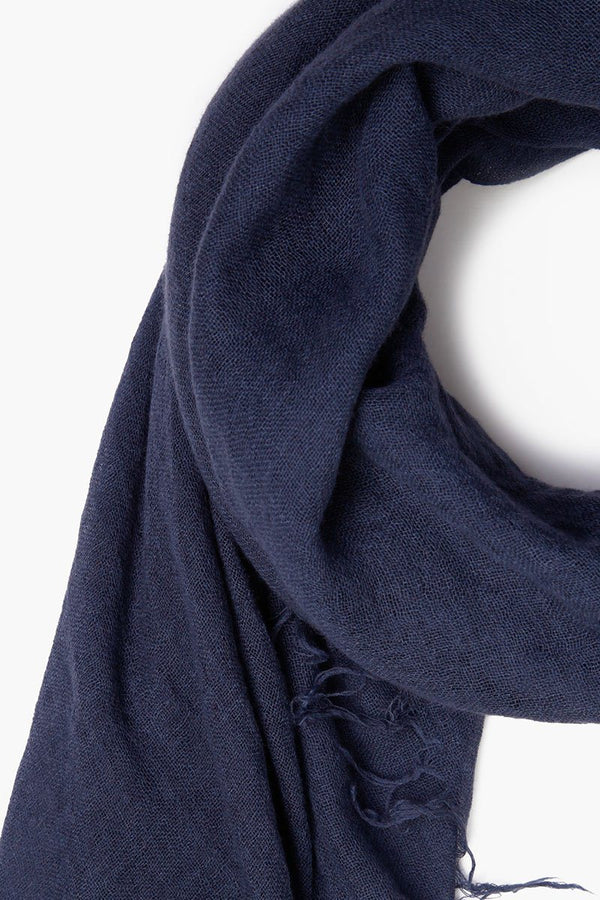 Cashmere & Silk Scarf | Indigo