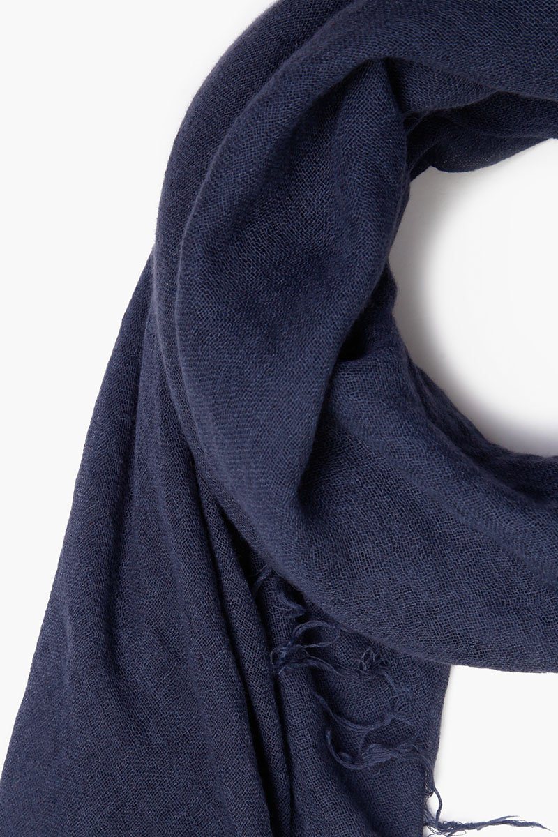 Cashmere & Silk Scarf | Indigo