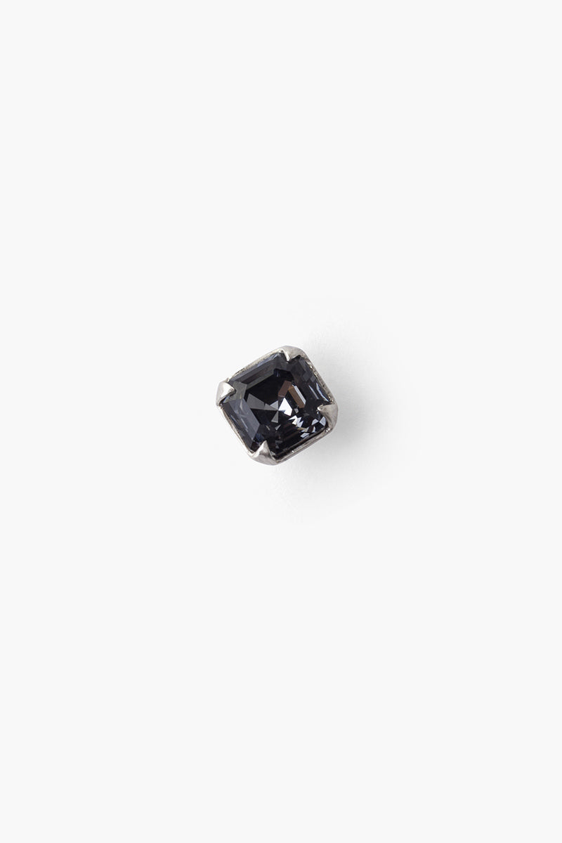 Sterling Silver Crystal Stud | Silver Night