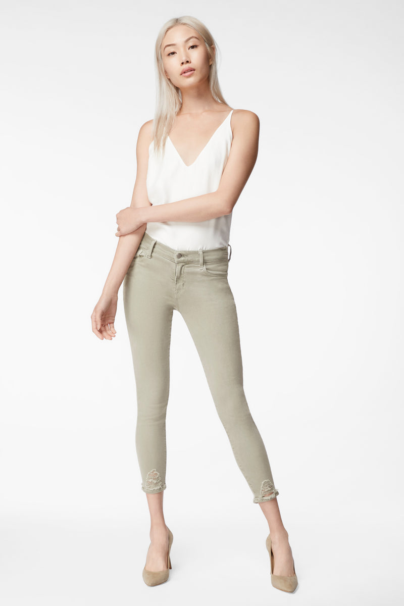 Mid Rise Crop Skinny | Faded Gibson 835
