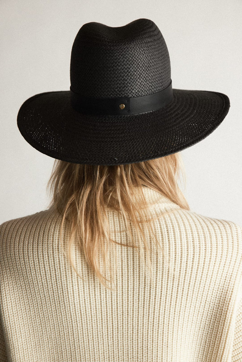 Simone Packable Hat | Black