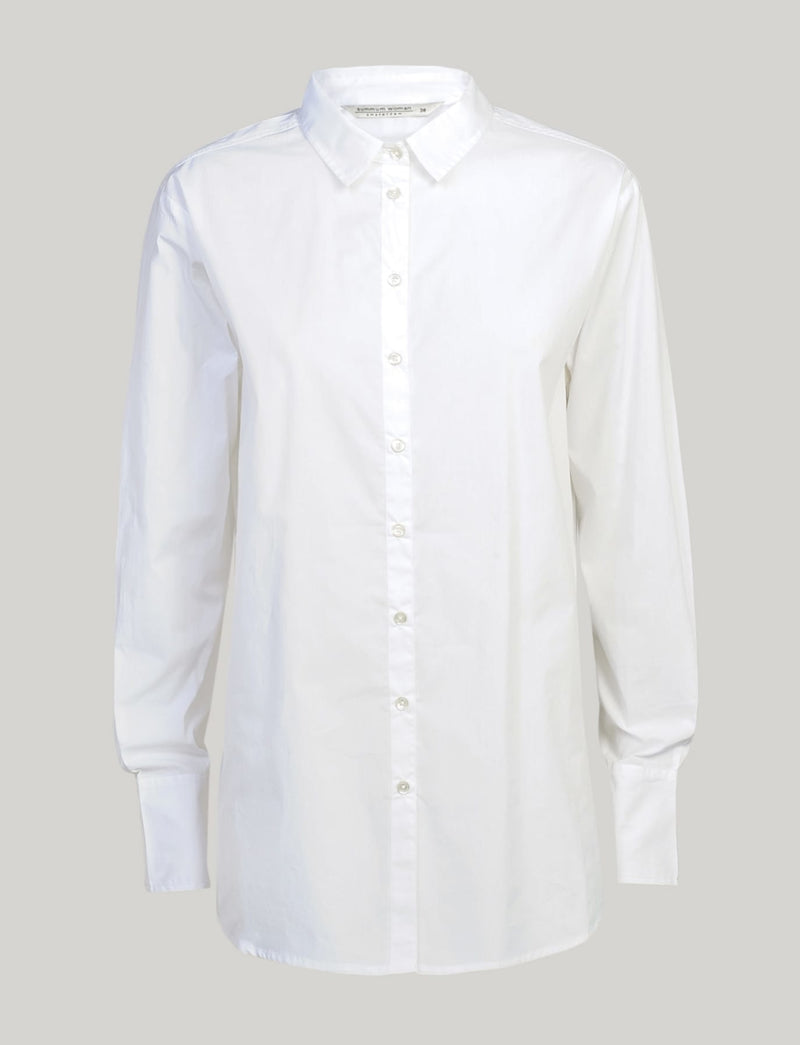 Classic Poplin Shirt | White