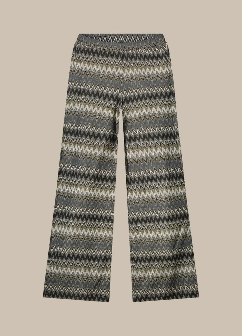 Zig Zag Jacquard Trouser