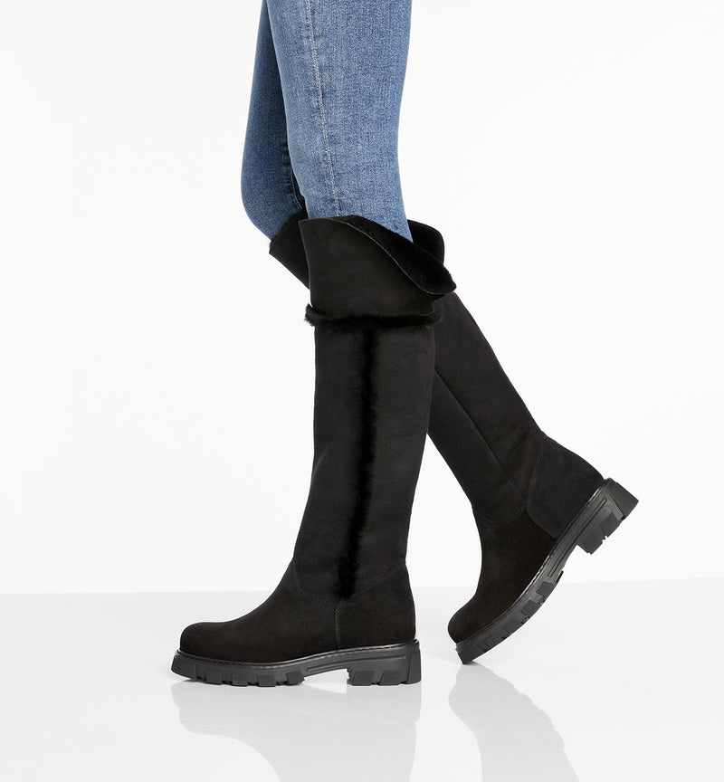 Tamy Shearling Boot | Black