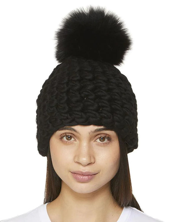 Solid Deep Beanie Black