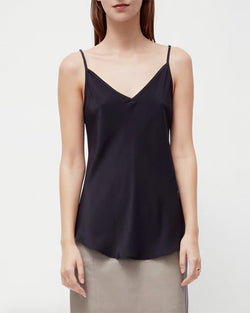 Henrietta Silk Bias Camisole | Black