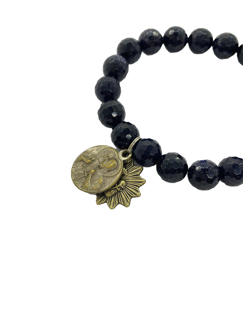 Blue Goldstone Bracelet