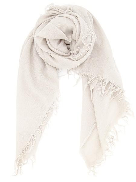 Cashmere & Silk Scarf | Eggshell