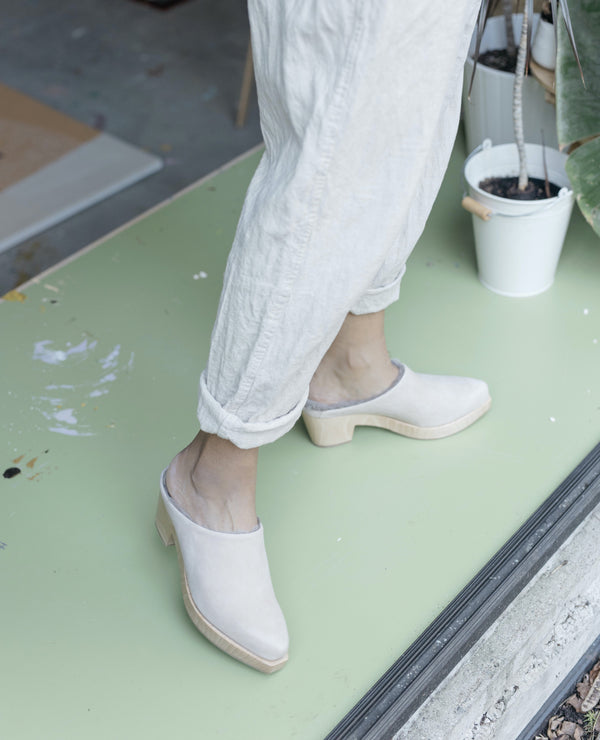 Kera Shearling Lined Clog | Latte