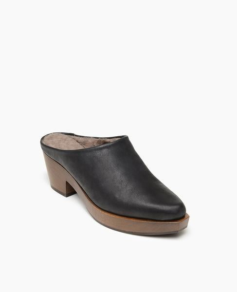 Kera Shearling Lined Clog | Savannah Black