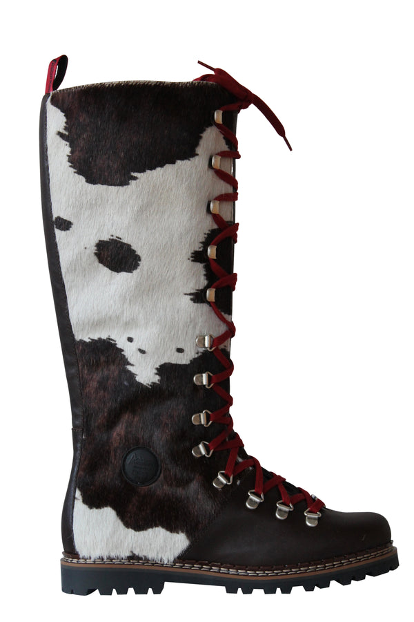 Cortina Tall Brown Cowhide Boot