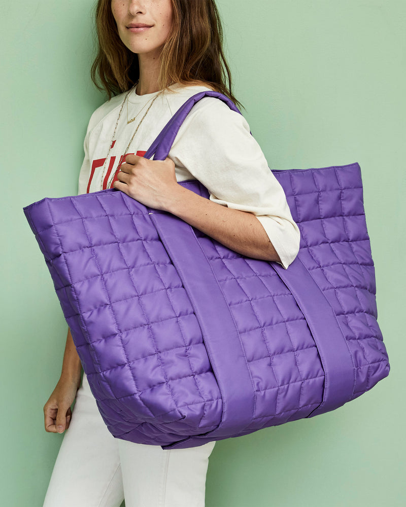 Large Puffer Bag / Puffer Bag / Puffy Bag / Quilted Tote Bag / 