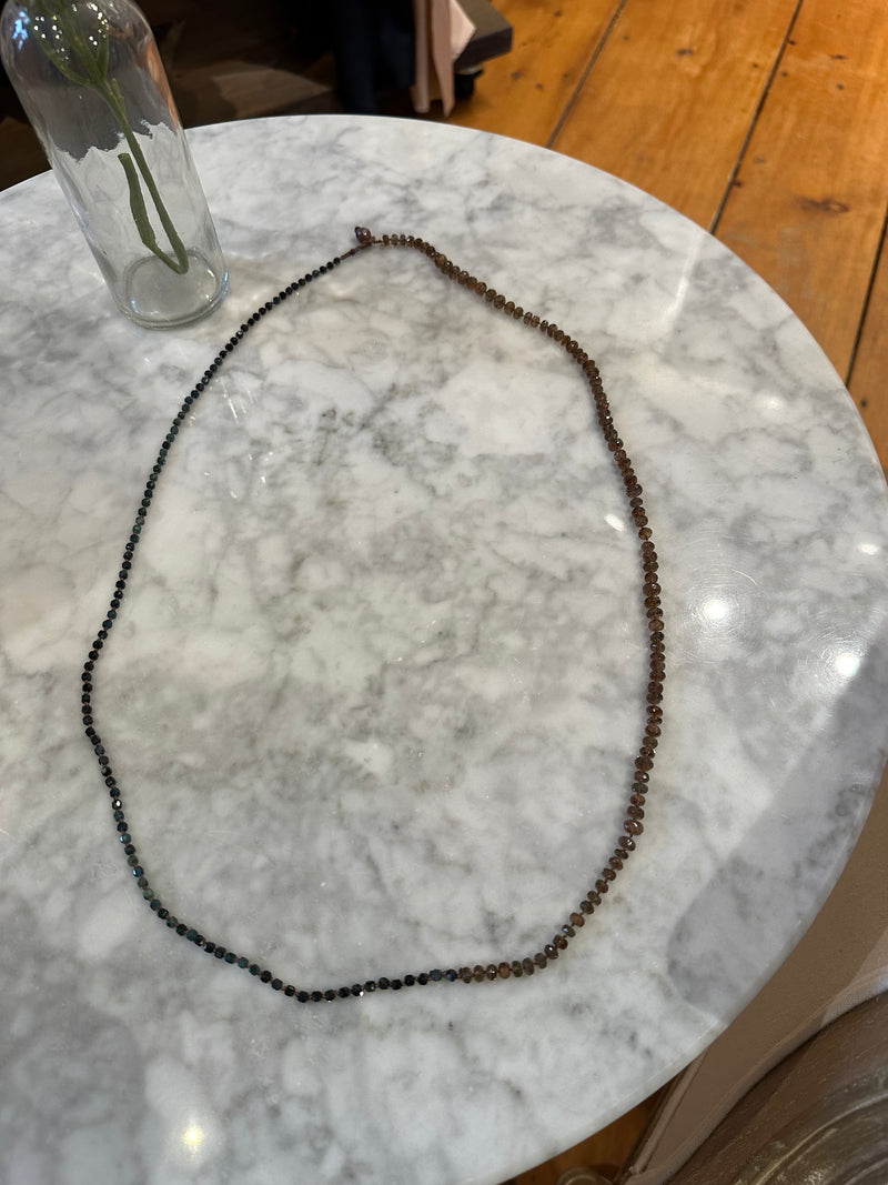 Andalucite & Blue Tourmaline 34"
