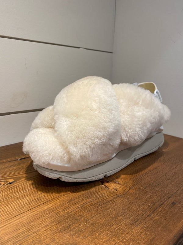 Mellow Marsh Shearling Sandal | Cream