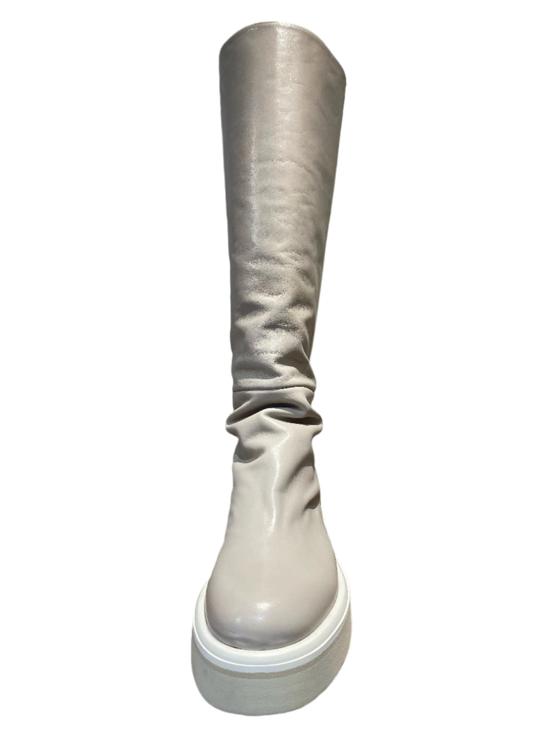 Sarah Tall Leather Boot | Oyster