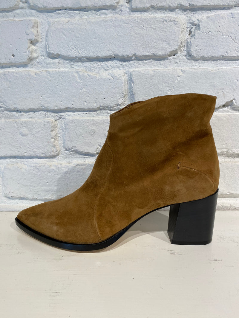 Caramel Suede Perfect Bootie