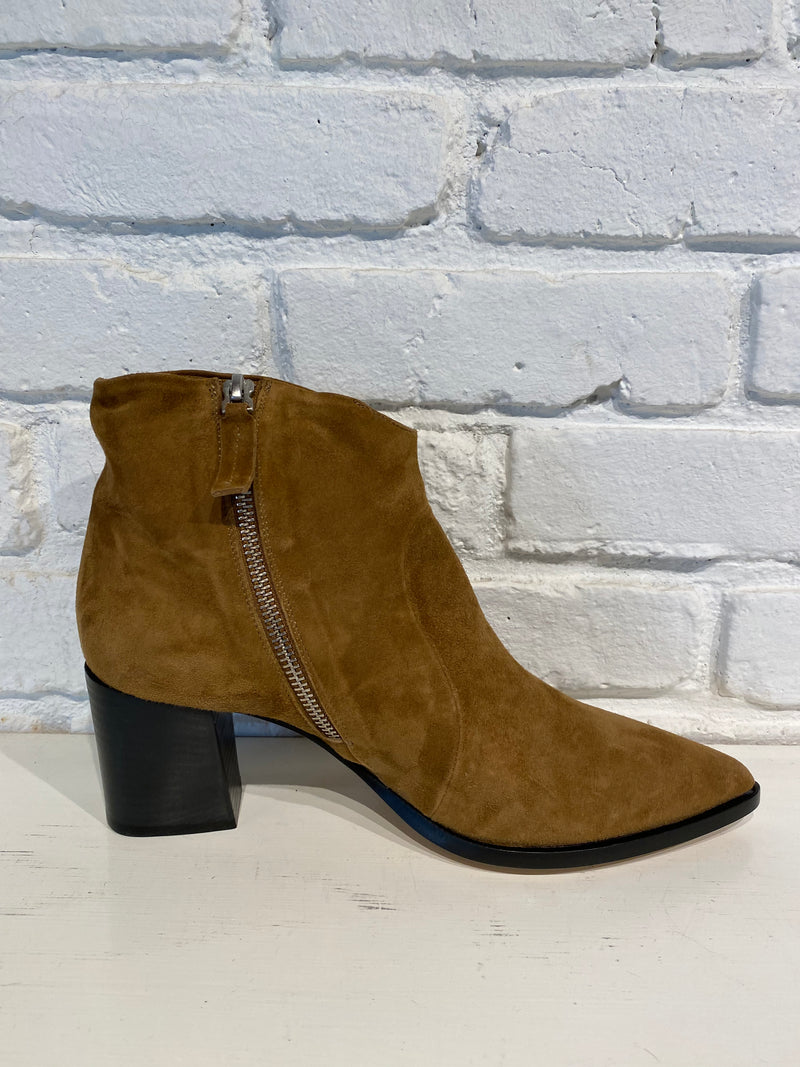 Caramel Suede Perfect Bootie