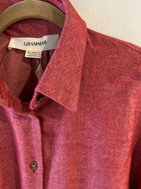 The Split Infinitive Flannel Shirt | Oxblood
