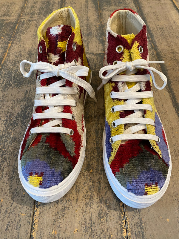 Ottoman Hi-Top Sneaker - Chenille Print