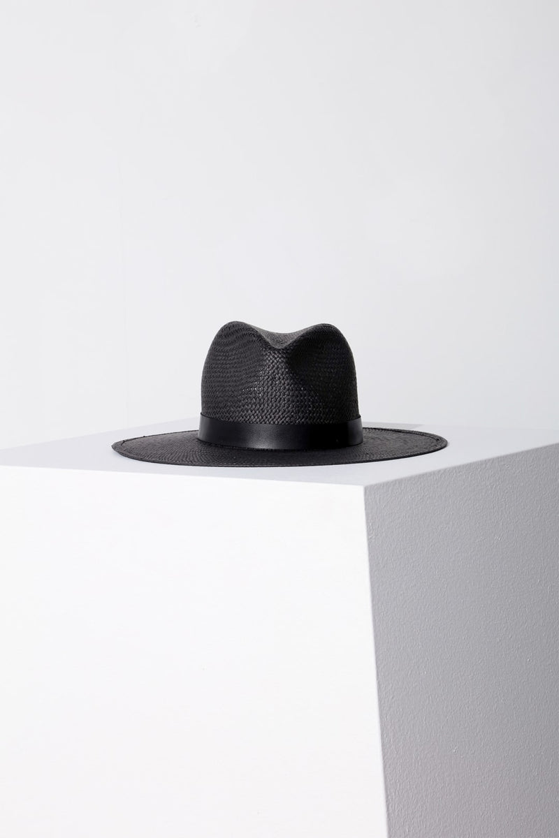Simone Packable Hat | Black