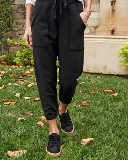 The Eamon Jogger in Triple Fleece | Black