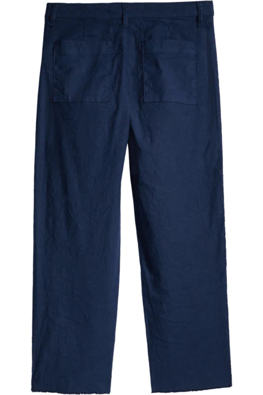 Kinsale Performance Linen Pant | Navy