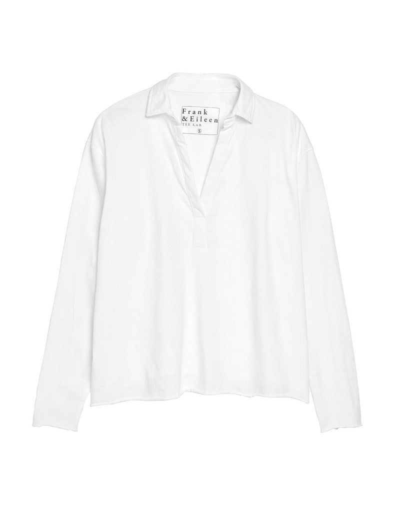 Patrick Popover Henley | White