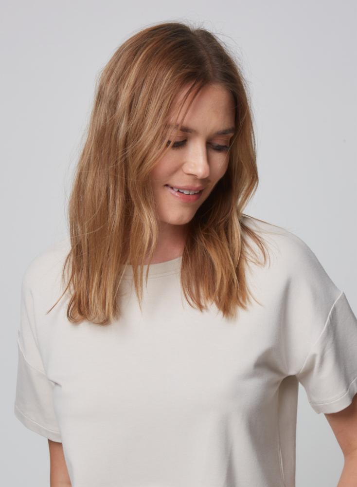 French Terry Short Sleeve Tee | Cloud