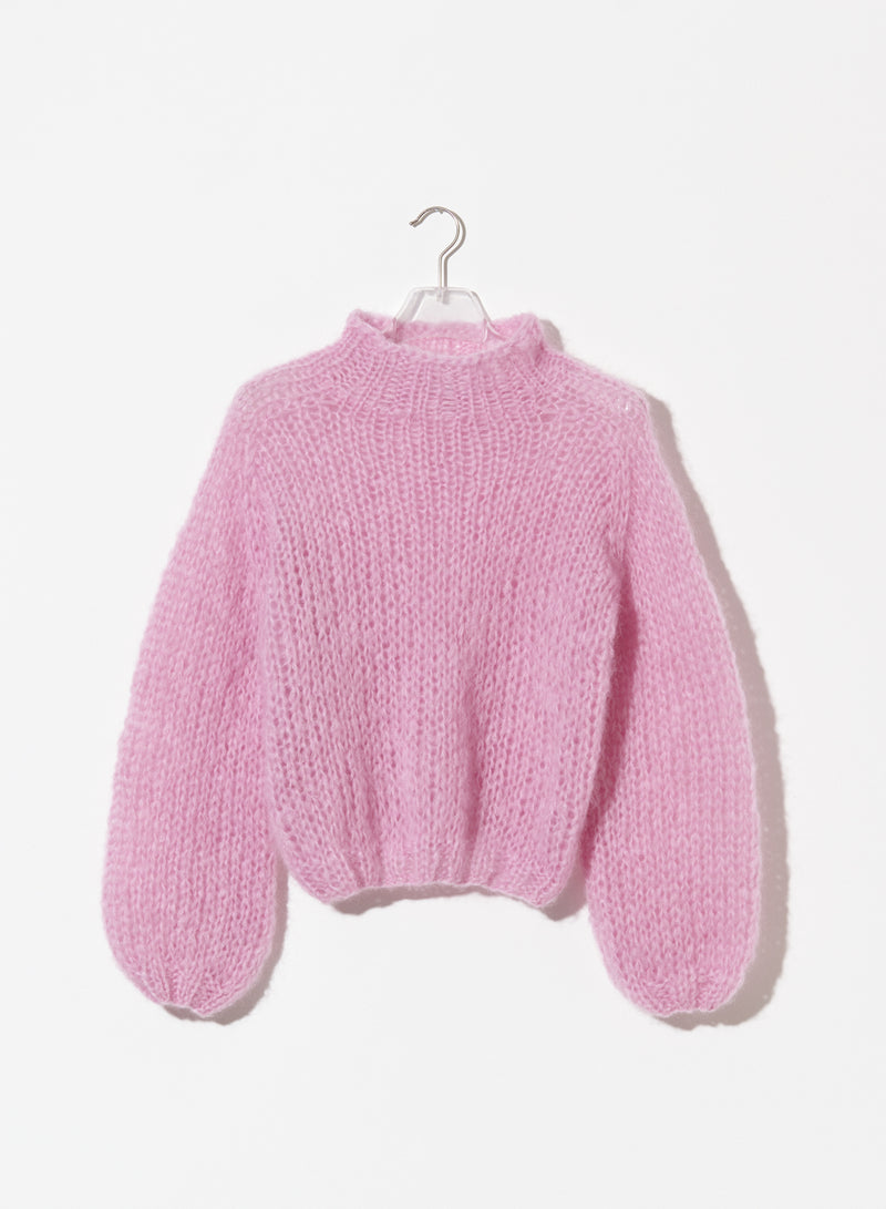 Mohair New Pullover | Rose
