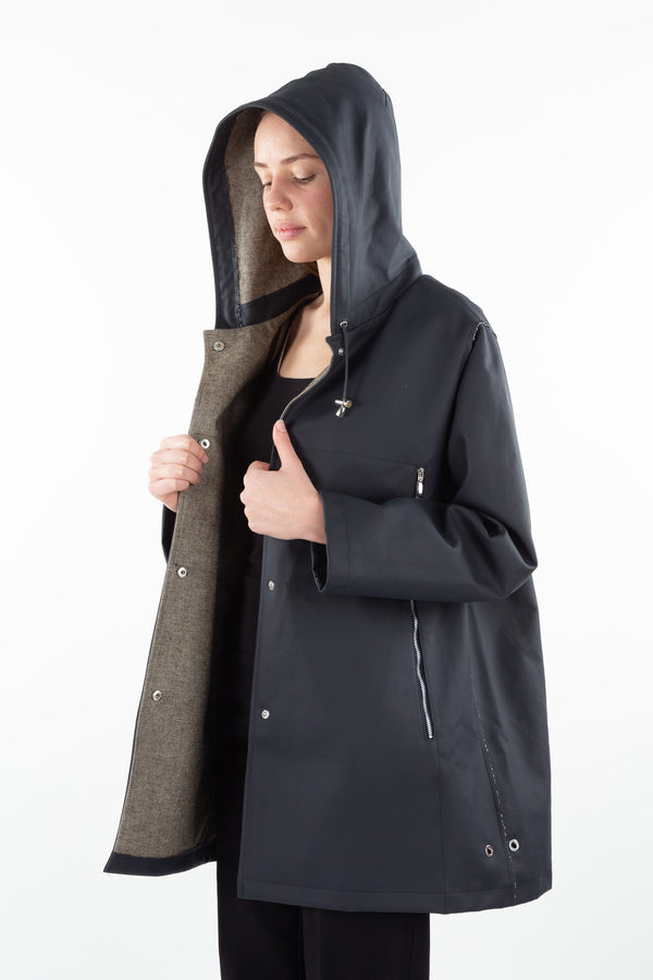 Manureva Rain Jacket | Deep Navy