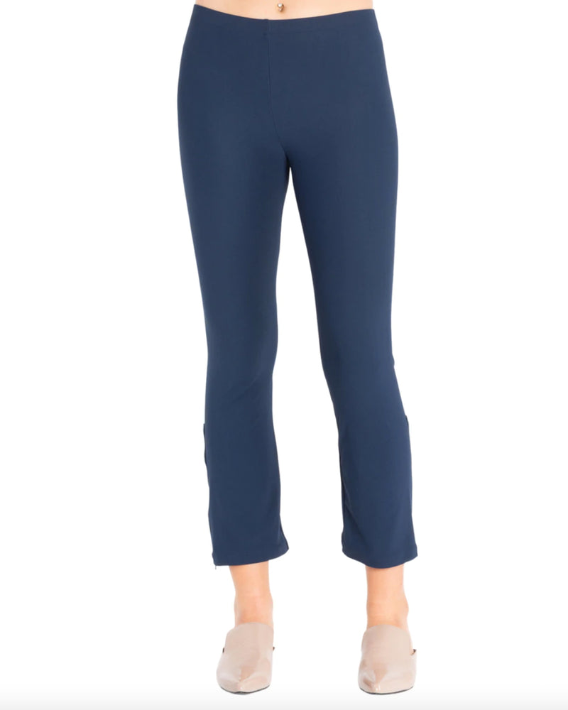 Mitra Cropped Zip Pant | Marine