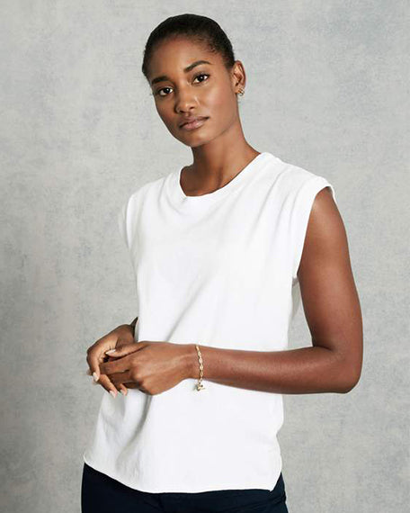 Aiden Vintage Muscle Tee | White