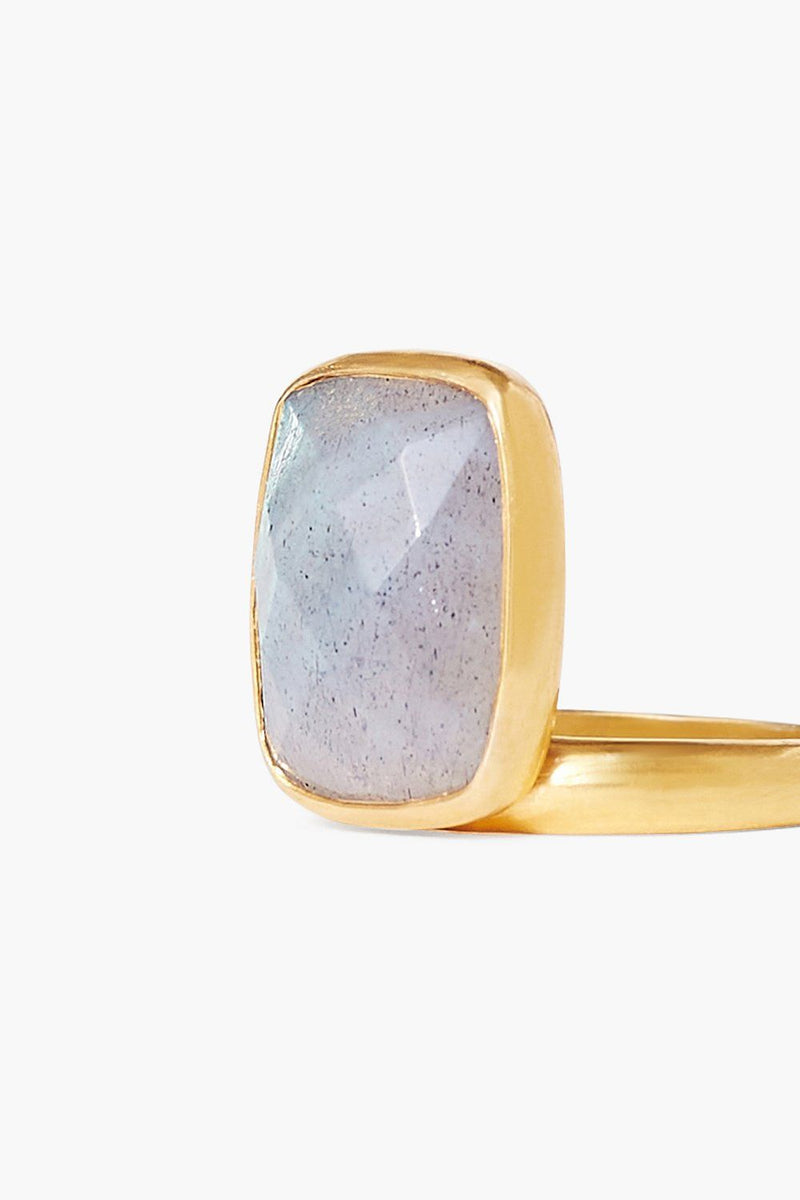 Labradorite Gold Cliff Ring