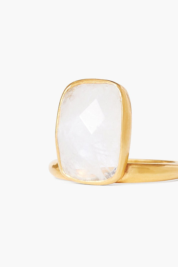 Moonstone Gold Cliff Ring
