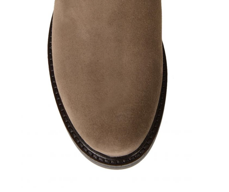 Carson Tall Suede Boot | Stone
