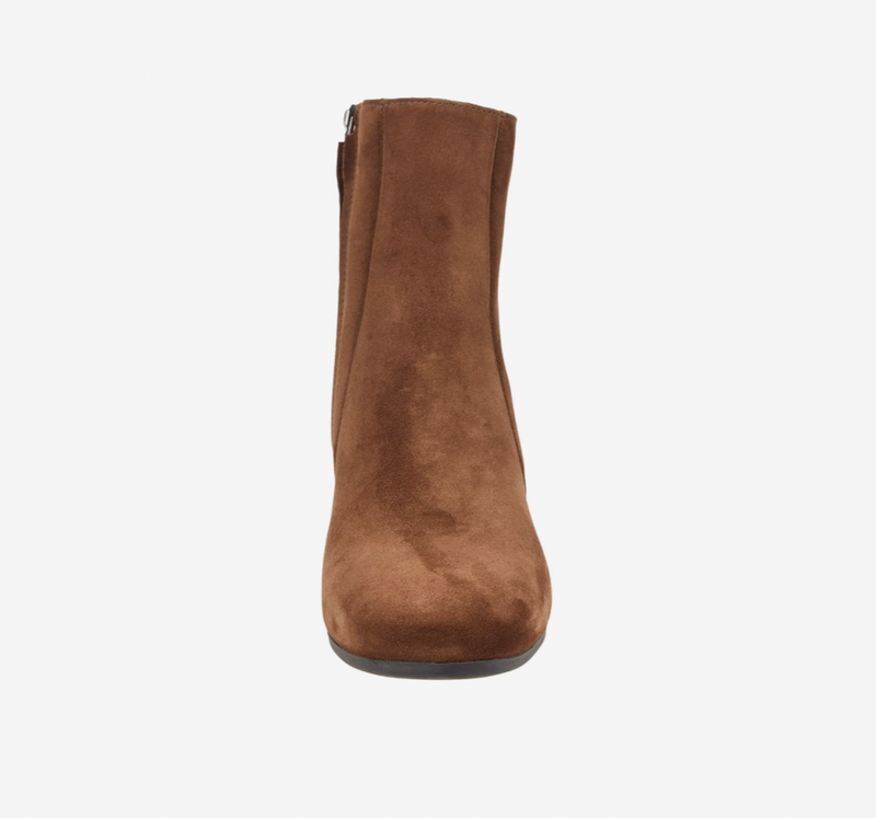 Joanie Suede Bootie | Coffee