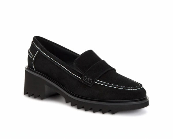 Sofie Suede Loafer | Black