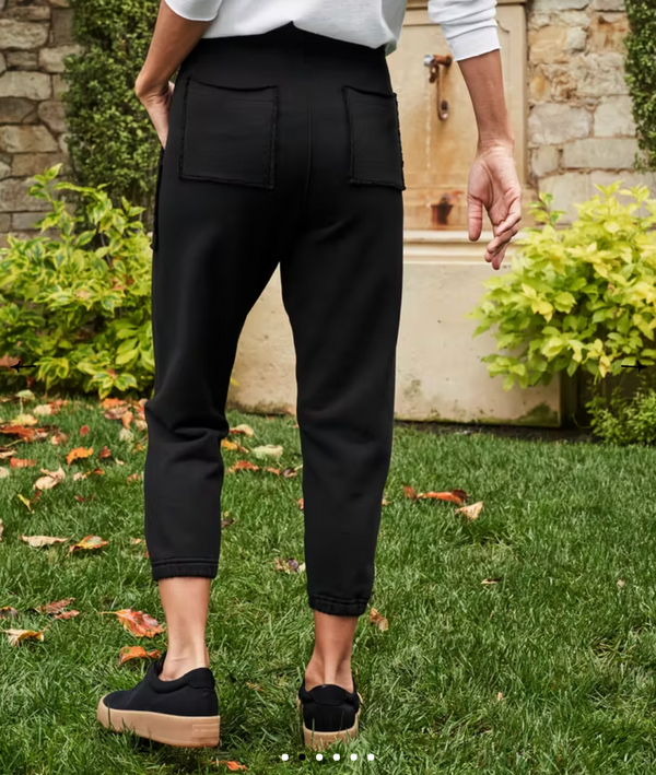 The Eamon Jogger in Triple Fleece | Black