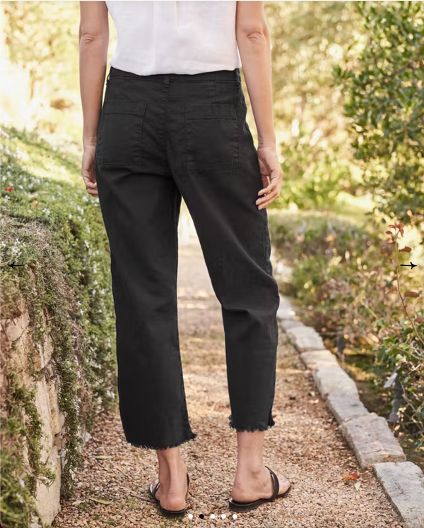 Kinsale Performance Linen Pant | Black